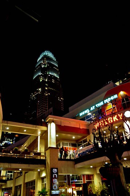 Downtown Charlotte, NC - Uptown's Epicentre in the foreground Downtown Charlotte Nc At Night, Charlotte Nc Aesthetic, Charlotte North Carolina Aesthetic, Nc Aesthetic, Uptown Aesthetic, Charlotte Uptown, Downtown Charlotte Nc, Charlotte Aesthetic, Uptown Charlotte Nc