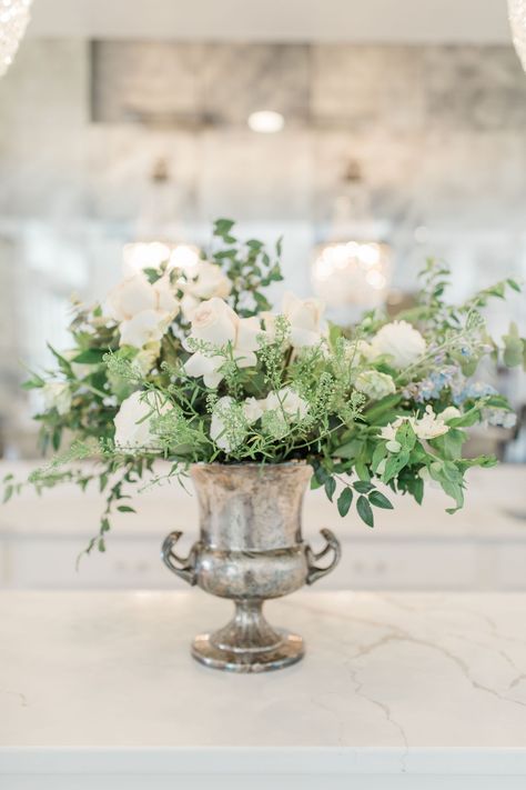 Silver vintage champagne bucket, vintage rentals, floral vessel, vintage decor, vintage silver, Champagne Bucket Centerpiece, Champagne Table Display, Champagne Bucket Flowers, Champagne Bucket Flower Arrangement, Champagne Bucket With Flowers, Champagne Bucket Decor, Flowers In Champagne Bucket, Champagne Floral Centerpiece, Silver Champagne Bucket Ideas