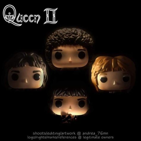 Queen album covers, Funko style 😎🎶 Queen Funko Pop, Queen Core, Queen Album Covers, Best Funko Pop, Queen Albums, Borhap Cast, In Utero, Queens Wallpaper, Arte Grunge