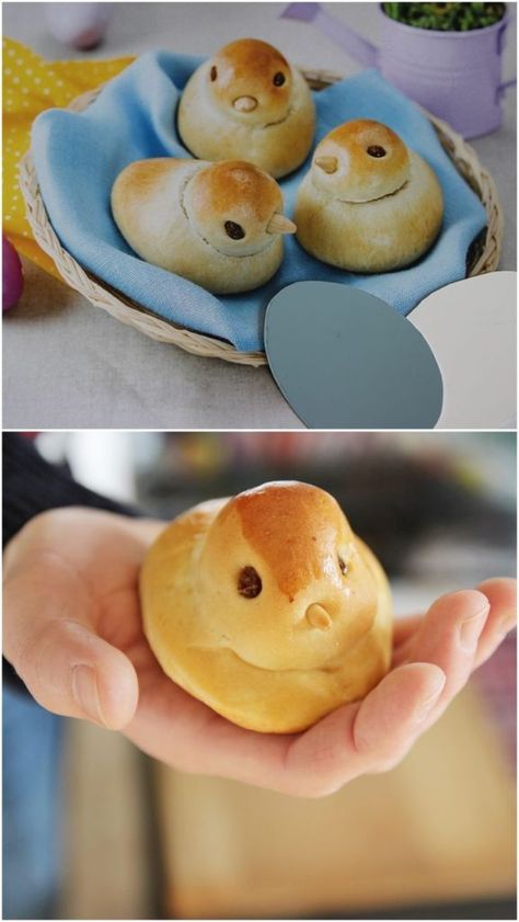 Impress Your Guest! 53 Super Easter Home Decor & Easter Brunch Ideas 39 Bunny Bread, Easter Home Decor, Easter Breakfast, Decorações Com Comidas, Chocolate Cake Recipe Easy, Easter Baking, Think Food, Easter Dinner, Easter Hair