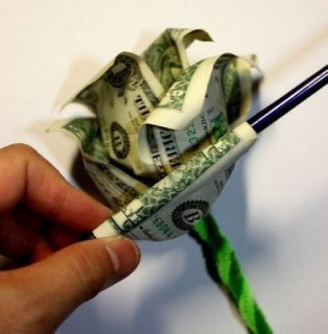 Give the gift of money in a special way using these creative suggestions! Folding Dollars Into Flowers, Peppermint Bowl, Dollar Rose, Money Folding, Money Cakes, Origami Money, Money Leis, Money Rose, Folding Money