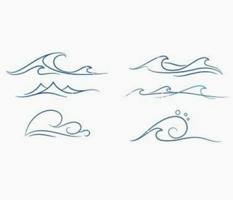 Wind Tattoo, Ankle Tattoo For Girl, Surf Tattoo, Girl Power Tattoo, Mother Nature Tattoos, Foot Tattoos For Women, Tree Tattoo Designs, Waves Vector, Cute Small Tattoos