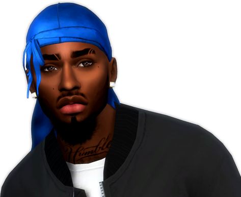 simbae😍😍 cc used Bomber Jacket by @darte77 Durag by @brandysims1 Eyebrows by @urbsimzm28 Earrings by @kikovanitysimmer Teeth/Grillz by @redheadsims-cc Beard by @blvck-life-simz Sims 4 Men Earrings, Sims 4 Cc Black Male Eyebrows, Sims 4 Cc Men Durag, Brandysims Cc, Sims 4 Black Male Maxis Match Cc, Sims 4 Cc Face Details Male Black, Sims 4 Cc Black Male Hair Beard, Sims 4 Cc Black Male Face Mask, Sims 4 Cc Urban Male Beards