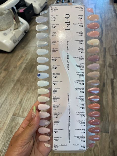 Short Acrylic Nails Designs Simple Natural, Neutral Nail Colors 2023, Opi Polish Colors Natural, Passion Opi Gel, Opi Bridal Colors, Opi No Chip Colors, Spring Nails 2023 Gel Colors Opi, Sns Nails 2023, Nail Colors Opi Gel