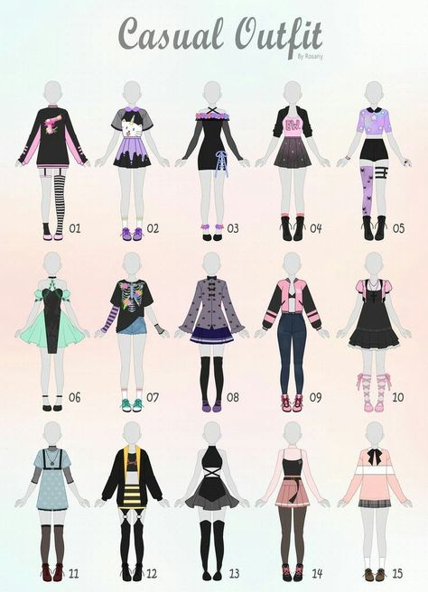 Outfit Adopts, Animals Jokes, Female Clothes Outfits, Clothing Sketches, Art Outfits, Anime Clothing, Clothing Design Sketches, Outfits Polyvore, Drawing Anime Clothes