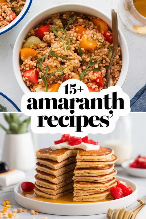 Explore a world of delightful amaranth recipes that are simple and fun to make. From hearty salads to tasty breakfast bowls these dishes are perfect for sharing with family and friends. Enjoy this nutritious grain that’s gluten-free and packed with protein vitamins and fiber. Happy cooking and sharing! Popped Amaranth, Amaranth Recipes, Hearty Salads, Tasty Breakfast, Happy Cooking, Classic Recipes, Flour Recipes, Amaranth, Breakfast Bowls