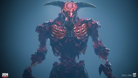 ArtStation - Icon of Sin Gore, Emanuel Palalic Icon Of Sin, Doom Art, Doom 3, Doom Slayer, Doom Game, Active Campaign, Doom Eternal, Abc Art, Media Company