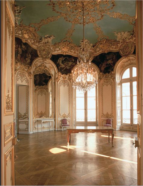 ROCOCO~ Germain Boffrand, Salon de la Princesse, Hôtel de Soubise, Paris, France, 1737-1740. Architecture Baroque, French Rococo, Production Design, Baroque Architecture, Futurism, Futuristic Architecture, Beautiful Architecture, Rococo, 인테리어 디자인