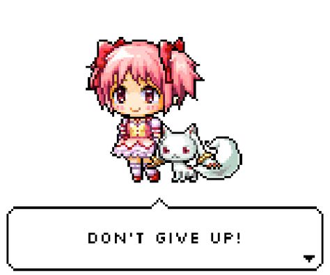 puella magi madoka magica lol | Tumblr Pixel Girl, Mahō Shōjo Madoka Magica, Pixel Animation, 8bit Art, Pixel Art Characters, Mahō Shōjo, Kawaii Core, Anime Pixel Art, Puella Magi