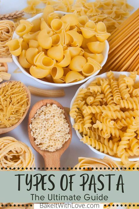 Raw Pasta, Fresh Pasta Sauce, Pasta Chips, Pasta Varieties, Pasta Types, Pasta Italiana, Small Pasta, Pasta Lover, Tasty Pasta