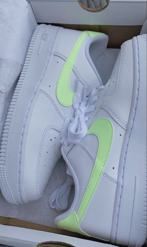 #airforce1 #airforceones #white #neon #sneakers #nike #nikeairforce1 #shoes Neon Sneakers, Nike Airforce 1, Air Force Ones, Air Force 1, Air Force, Sneakers Nike, Force, Neon, Nike