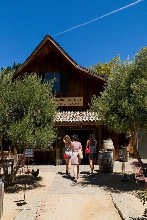 Guests arrive to the tasting room at Cowgirl Winery in Carmel Valley, Calif., Friday, August 14, 2015. Photo: Jason Henry, Special To The Chronicle Carmel Valley California, Beachy Birthday, Valley Green, Waterfall Trail, Valley Village, Monterey California, Valley Road, Carmel Valley, Carmel By The Sea