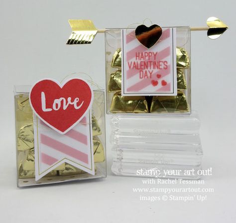 Click here to see lots of ideas created with the January 2017 Adorning Arrows Paper Pumpkin kit … #stampyourartout - Stampin’ Up!® - Stamp Your Art Out! www.stampyourartout.com Valentine Craft Gifts, Valentine Card Crafts, Valentine Favors, Charity Fund, Fund Raiser, Valentines Gift Bags, Pumpkin Designs, Valentine Gifts For Kids, Treat Holders