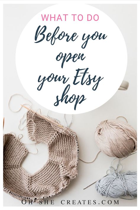 Starting An Etsy Shop, Starting Etsy Shop, Crochet Projects To Sell, Starting An Etsy Business, Projects To Sell, Diy Jewelry To Sell, Etsy Shop Names, Opening An Etsy Shop, Etsy Marketing