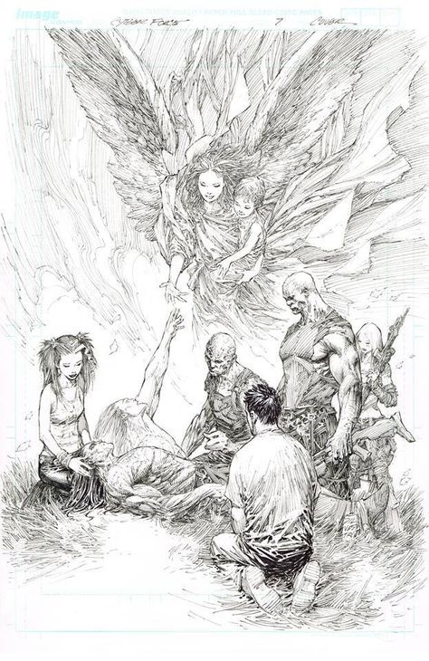 Marc Silvestri Silvestri Art, Marc Silvestri, Head Off, Comic Drawing, Art Gallery Room, Gallery Room, Comic Book Artists, 판타지 아트, Comic Illustration