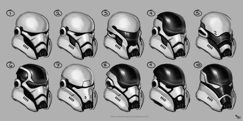 StrrrrmTurrrpurrrs! by suburbbum on DeviantArt Starwars Characters Concept Art, Star Wars Helmet, Helmet Concept, Stormtrooper Helmet, Star Wars Design, Star Wars Trooper, Star Wars Characters Pictures, Star Wars Concept Art, Star Wars Empire