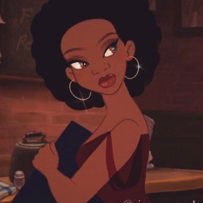 Afrique Art, Black Cartoon Characters, Princess Tiana, Black Anime Characters, Pinturas Disney, Black Cartoon, Black Love Art, Disney Princess Art, Black Art Pictures