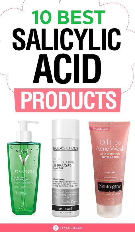 Salysalic Acid, Salicylic Acid Products, Salicylic Acid Benefits, Salicylic Acid Face Wash, Salicylic Acid Cleanser, Acid Peel, Face Routine, Acne Help, Skincare Regimen