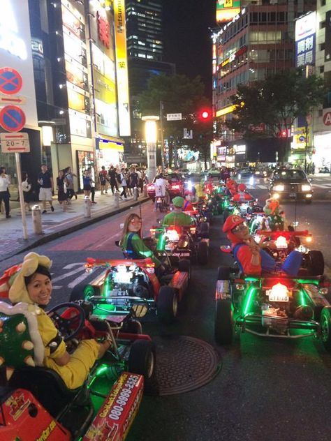 Tokyo Bucket List: Real Mario Kart in Tokyo | Serena's Lenses Tokyo Bucket List, Bucket List Items, Tokyo Aesthetic, Japan Bucket List, Tokyo Streets, Japan Summer, Tokyo Shopping, Tokyo Japan Travel, Tokyo City