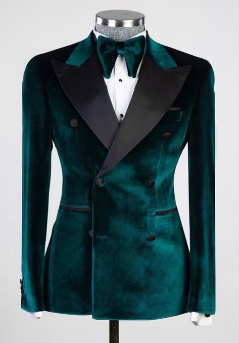 Stomach Sleeve, Fall Fashion Outfits Casual, Prom Men, Tuxedo Colors, Prom Tuxedo, Dark Green Velvet, Green Two Piece, Suits Prom, Dress Suits For Men