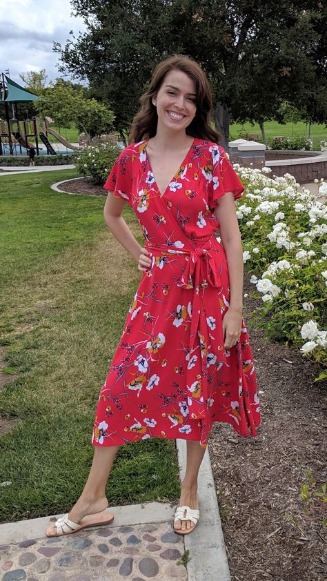 Wrap around dress pattern