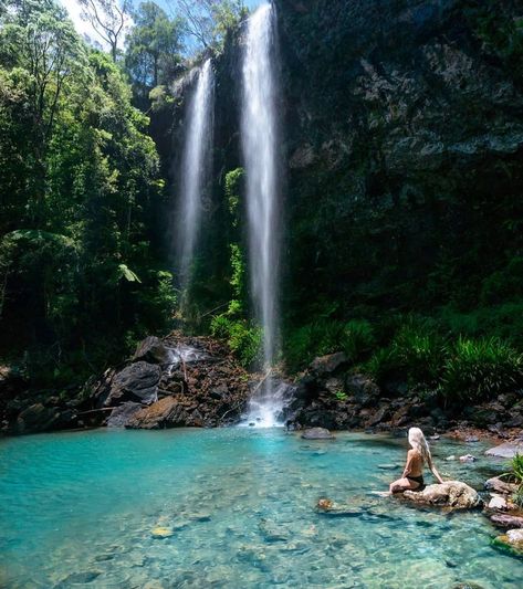 Who knew Brisbane was fringed in some of the world's most gorgeous waterfalls? Find them here. Australia Bucket List, Australian Road Trip, Australia Vacation, Australian Travel, Free Camping, Brisbane Australia, Travel Inspo, Australia Travel, Queensland