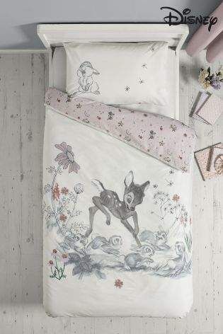 Next Disney Bambi And Thumper Bed Set - Pink Bambi Nursery, Babies Rooms, Bed Linen Australia, Casa Disney, Nyc Home, Beige Bed Linen, Black Bed Linen, Linen Bedding Natural, Bambi And Thumper