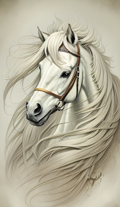 Cai Arabi, Horse Tattoo Design, Painting On Canvas For Beginners, Horse Art Drawing, Horse Oil Painting, Afrique Art, Animal Illustration Art, Pencil Sketch Images, Canvas For Beginners