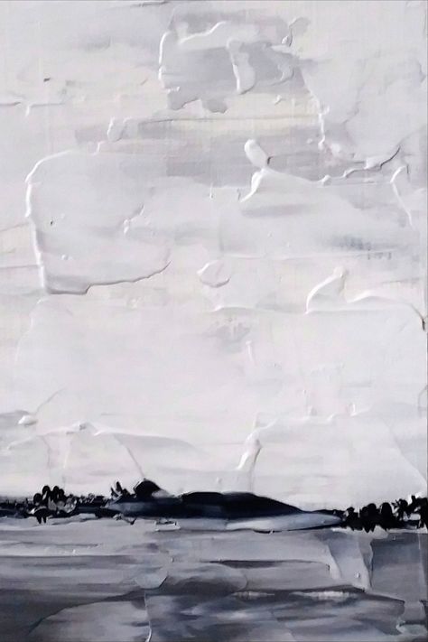 Abstract Winter Art, Abstract Snow Painting, Snowy Landscape Painting, Painting Inspiration Abstract, Painting Acrylic Landscape, Advent 2023, North Carolina Art, Abstract Impressionism, Sky Day