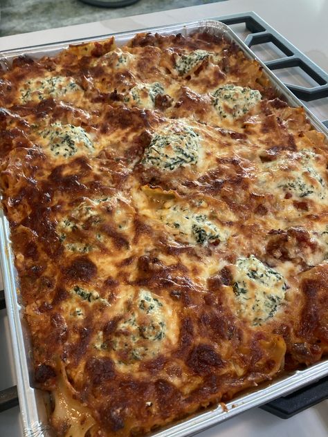 Sheet Pan Layerless Lasagna – Giadzy Sheet Pan Layer Less Lasagna Giada, Layerless Lasagna, Crispy Lasagna, Sheet Pan Lasagna, Hamburger Casseroles, Pan Lasagna, Louisiana Cooking, Everyday Dinners, Sausage Marinara