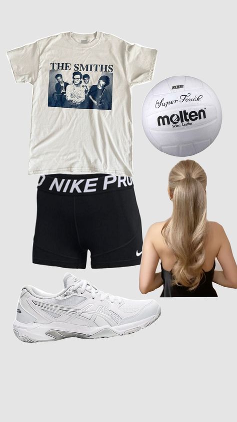 Volleyball practice fit Volleyball Fits Practice, Volleyball Outfits Practice, Training Outfit Women, Volleyball Attire, Volleyball Practice Outfits, Volleyball Fits, Cute Volleyball Outfits, Vollyball Outfits, Sand Volleyball