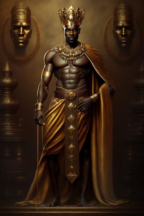 Black Power Art, Afrofuturism Art, Black Royalty, Black God, African Royalty, Black Comics, African Art Paintings, Image Swag, Afrocentric Art