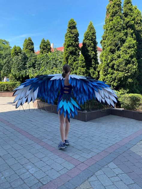 Bird Cosplay, Arm Wings, Bird Wings Costume, Halloween Costume Adult, Cosplay Wings, Costume Wings, Bird Costume, Wings Drawing, Wings Costume