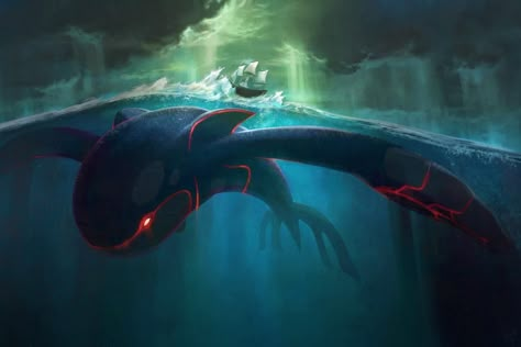 Kyogre Pokemon, Rayquaza Pokemon, Pokemon Realistic, Mega Pokemon, Pokemon Backgrounds, Cool Pokemon Wallpapers, Pokemon Universe, Pokemon Wallpaper, Pokemon Memes