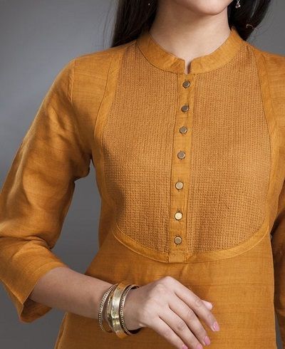 Idea Salwar Neck Designs, Kurta Patterns, Long Kurta, Simple Kurta Designs, Designer Kurti Patterns, Simple Kurti Designs, Neck Designs For Suits, Salwar Designs, Kurti Designs Latest