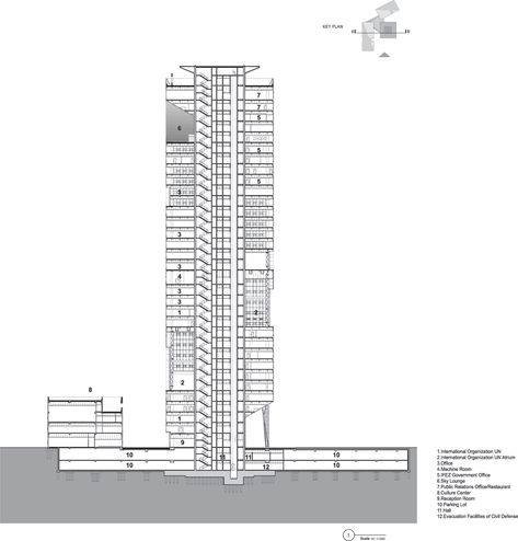 Office Building Plans, Dead Ringers, Vertical City, Residential Tower, Office Architecture, Unique Floor Plans, System Architecture, Mix Use Building, Office Tower