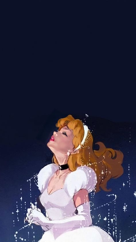 Prom Drawing Art, Leanne Servant, Fantasmic Disney Wallpaper, Sitting In A Dress Reference, Disney Cinderella Wallpaper, Cenicienta Aesthetic, Disney Princess Wallpaper Aesthetic, Disney Princess Aesthetic Wallpaper, Cinderella Fan Art