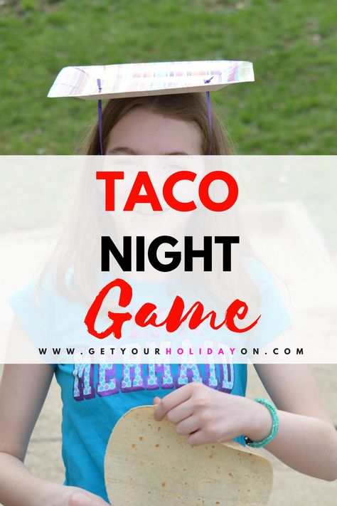 Hilarious Hysterical Taco Game for Kids or Adults #party #game #fun #taconight Taco Games, Fiesta Games, Pirate Printables, Fiesta Night, Outdoor Party Games, Taco Time, Mexican Fiesta Party, Pirate Games, Fiesta Birthday Party