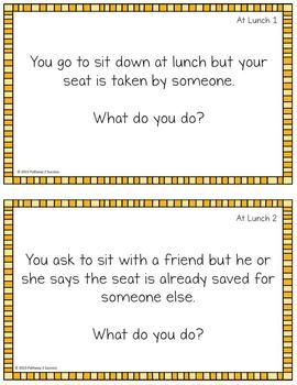 Free Social Problem Solving Task Cards Social Problem Solving, Ethical Dilemma, Task Cards Free, High School Art Lesson Plans, Elementary Learning, High School History, Social Problem, Skills Activities, High School Education