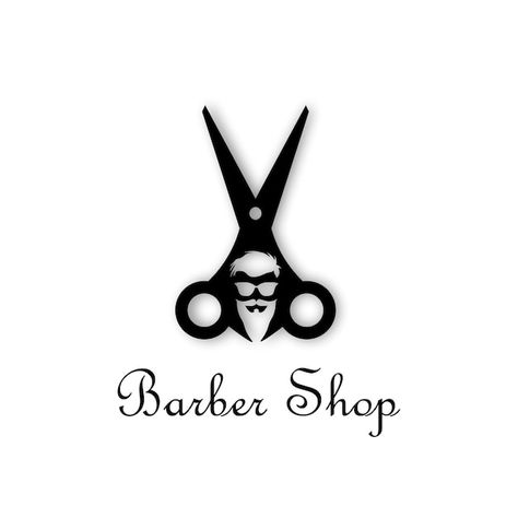 Vintage barber shop logo | Premium Vector #Freepik #vector #barber-icon #barber-logo #barbershop-logo #gentleman-logo Logo For Barber Shop, Barbershop Logo Ideas Graphics, Barber Logo Design Ideas, Barber Shop Logo Ideas, Barbar Logo, Barber Icon, Barber Logo Design, Gentleman Logo, Logo Barber Shop