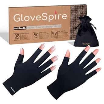 GloveSpire Thickened UV Gloves for Nails,UPF50+ UV Protection Gloves,Fingerless Gloves for Women Gel Manicures Anti UV Light Uv Gloves, Moisturizing Gloves, Pharmacy Books, Gel Manicures, Gloves Fingerless, Gloves For Women, Hand Care, Gel Manicure, Uv Light