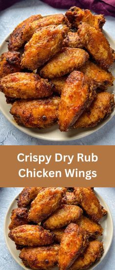 Best Ever Chicken Wings, Chicken Wings And Drumsticks In The Oven, Copycat Chicken Wings, Dry Run For Chicken Wings, Wingettes And Drumettes, Dry Wings Recipe, Dry Rubbed Chicken Wings, Baked Barbeque Chicken Wings, Rotisserie Chicken Wings Recipes