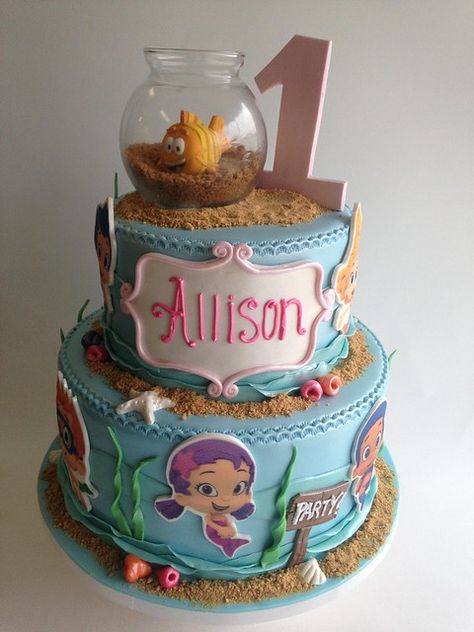 Birthday Cake Mermaid, Bubble Guppies Birthday Party Ideas, Bubble Guppies Birthday Cake, Bubble Guppies Theme, Cake Mermaid, Bubble Guppies Cake, Bubble Birthday Parties, Bubble Guppies Birthday Party, Bubble Guppies Party