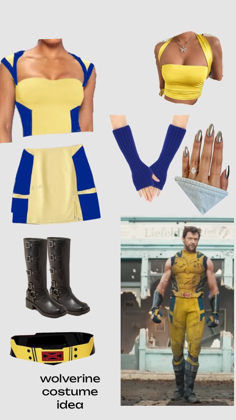 Girl Wolverine, Wolverine Halloween Costume, Marvel Women Costumes, Wolverine Costume, Deadpool Costume, Classy Halloween Costumes, Duo Costumes, Halloween Coustumes, Duo Halloween Costumes