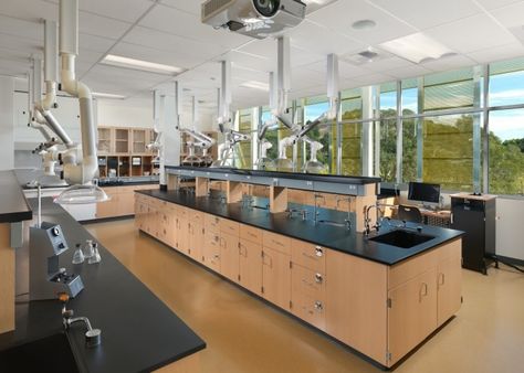 Laboratory Interior Design Ideas, Science Lab Design, School Laboratory Design, Laboratory Design Architecture, School Science Lab, Laboratory Building Architecture, Laboratory Idea, School Laboratory, Story Script