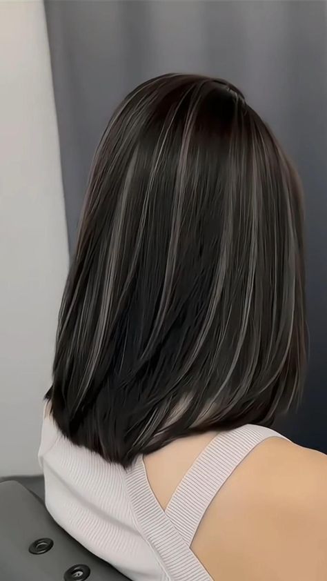 ElevenLabs Generative Voice AI | AI Voice Generation Online Hair Color New Trends, Bob Hairstyle Color Ideas, Black Hair With Brown Highlights Short, Minimal Hair Dye Ideas, Very Subtle Highlights Brunettes, Two Hair Color Ideas, Black Hair Gray Highlights, Black Bob With Highlights, Face Framing Hair Color