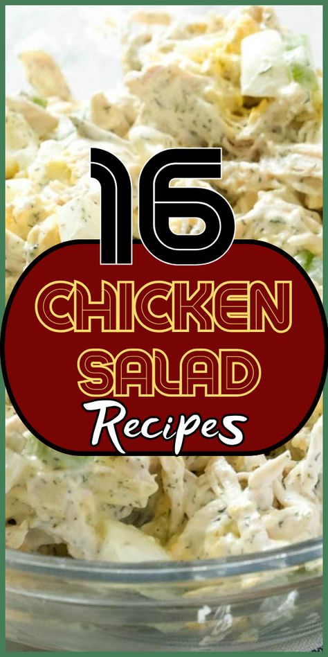 Enjoy a mix of creamy and crunchy chicken salad recipes that are easy to prepare and incredibly delicious. Best Way To Cook Chicken For Chicken Salad, Walmart Chicken Salad Recipe, Chicken Salad Variations, Best Ever Chicken Salad, Different Chicken Salad, Harvest Chicken Salad Recipe, Leftover Fried Chicken Recipes, Roasted Chicken Salad Recipe, Chicken For Salads