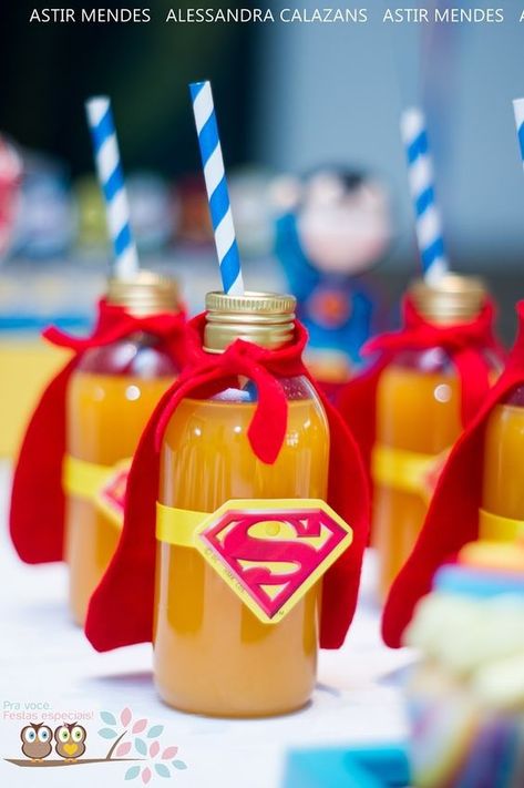 Superman Birthday Party, Superman Party, Marvel Birthday Party, Marvel Party, Superman Birthday, Idee Babyshower, Avenger Birthday Party, Spiderman Birthday Party, Avengers Party