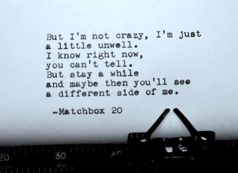 Matchbox Twenty Lyrics, Quotes Music Lyrics, Music Lyrics Quotes, Story Lyrics, Matchbox 20, Musical Quotes, Lyrics To Live By, Rob Thomas, Quotes Music