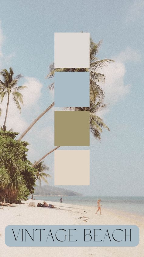 Tropical Summer Color Palette, Coastal Chic Color Palette, Costal Cowgirl Color Pallet, Coastal Mood Board Color Schemes, Beachy Color Pallete, Coastal Beach Color Palette, Soft Tropical Color Palettes, Earthy Coastal Color Palette, Beach Colours Palette